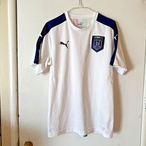 Puma FIGC Italia 2018 Stadium Training Jersey White | Men's Medium